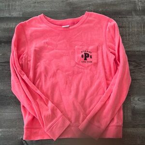 Victoria's Secret Pink Long Sleeve Shirt - Pink